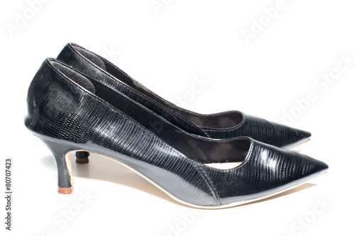 Photo of ladies black high heel shoes