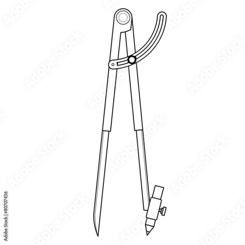 wing compasses vector