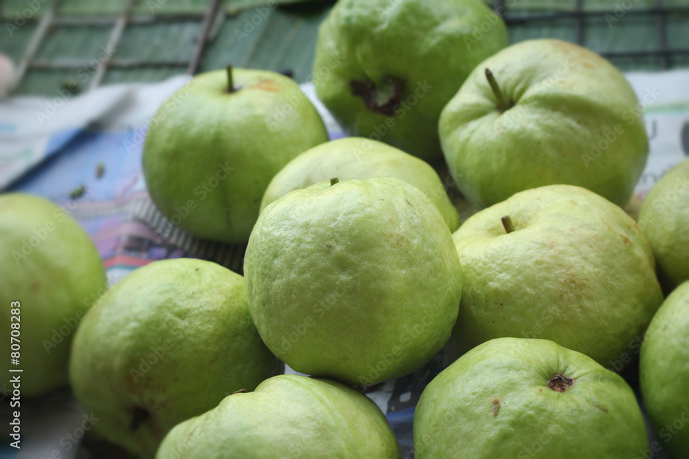 Guava fruit at the market