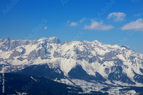 View to Dachstein mountains group, Austria © dalajlama