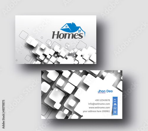Real Estate Agent Business Card Set Template
