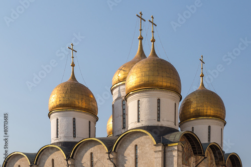  The Cathedral of the Dormition in Moscow kremlin