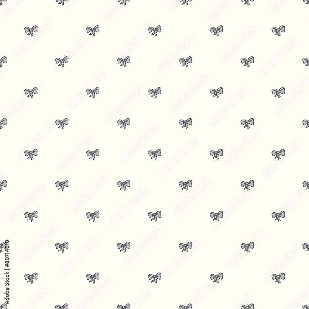 Vector seamless retro pattern, with bow tie Vector seamless retro pattern, with bow tie