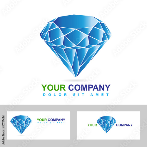 Diamond or jewelry business logo