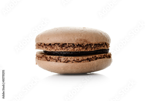 macaron isolated on white background