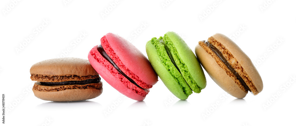 macaron isolated on white background macaron isolated on white background