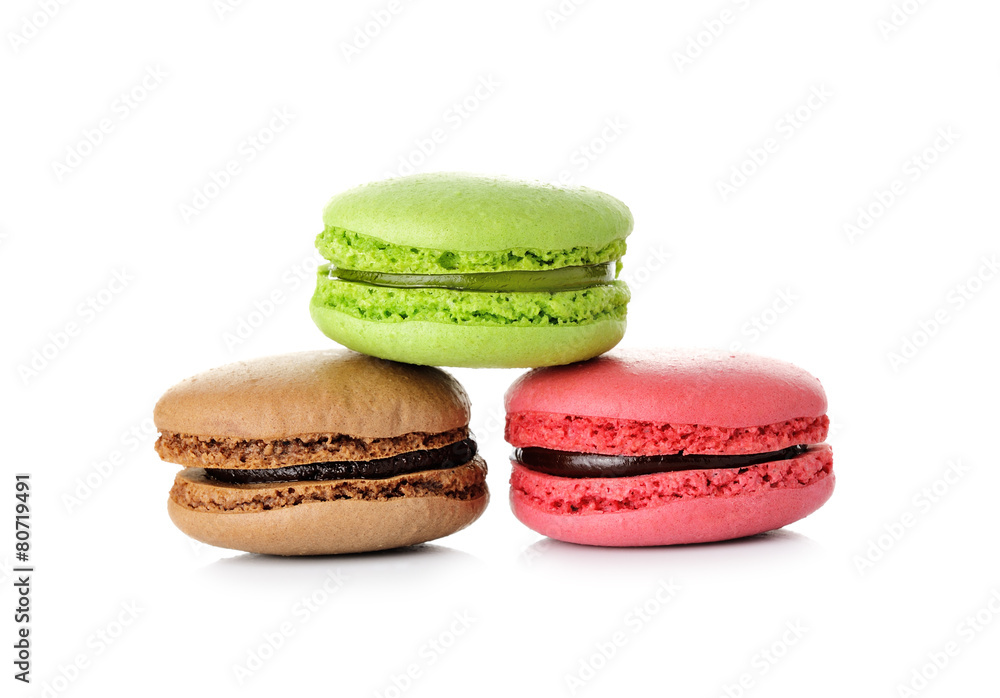 macaron isolated on white background macaron isolated on white background