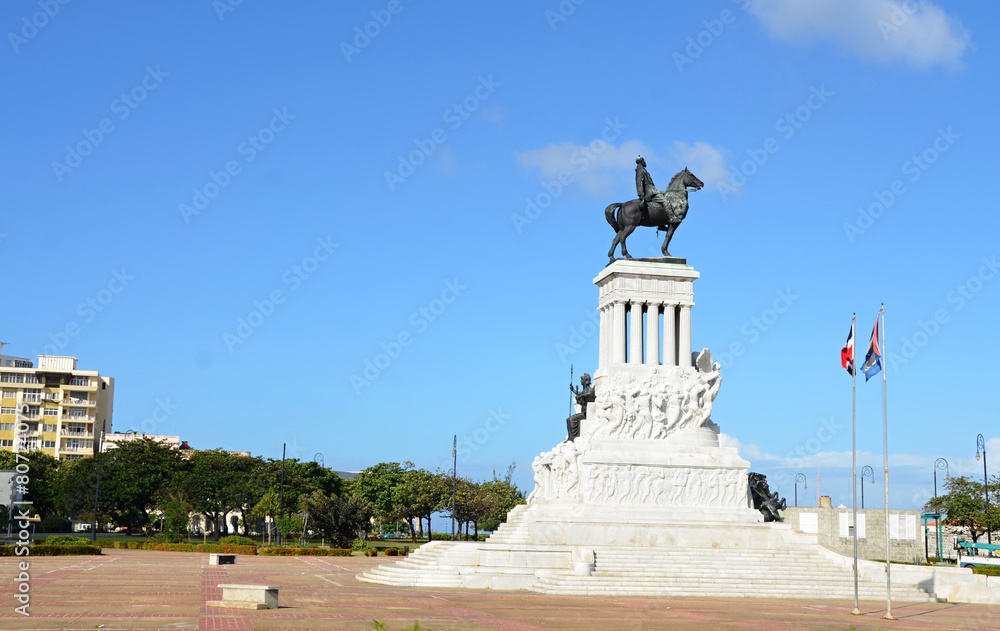 Obraz premium Statue of General Maximo Gomez