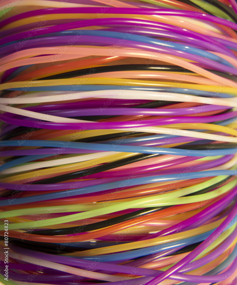 Colorful ropes on