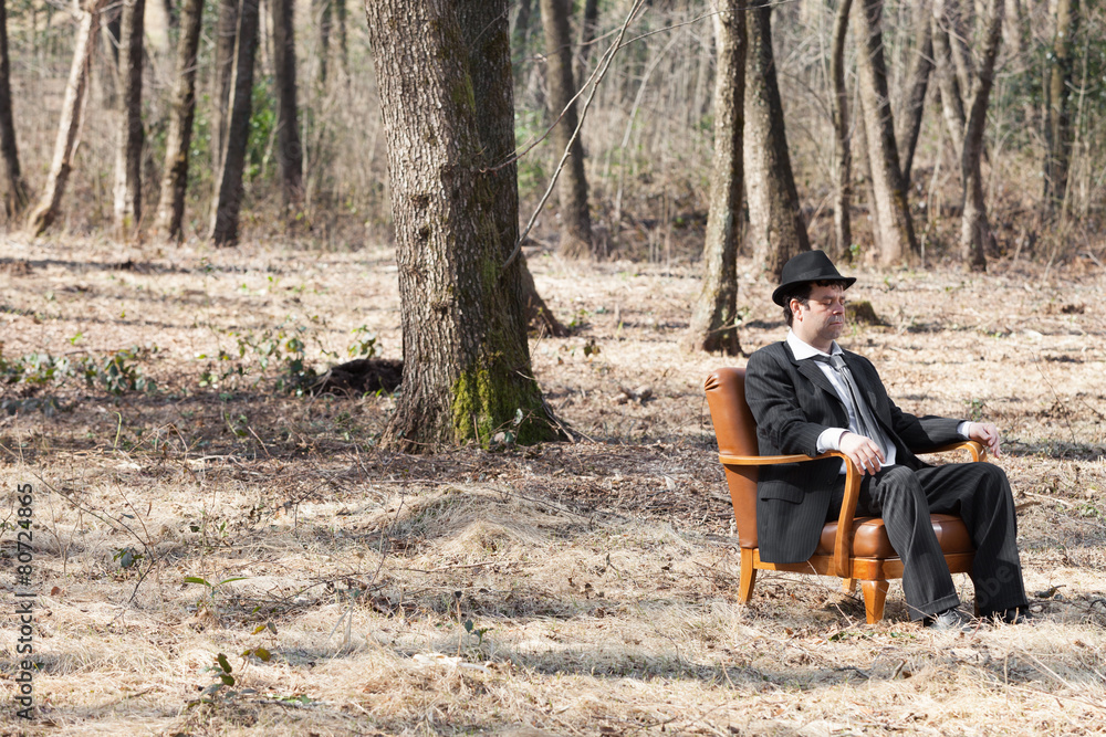 man in the woods man in the woods
