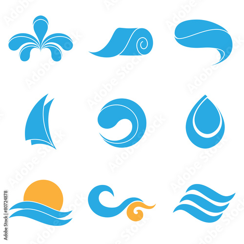 water symbols photo