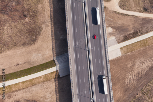 aerial view of highway © mariusz szczygieł