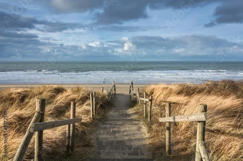 Obraz widok na morze północne