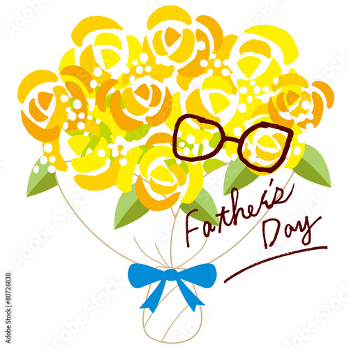 父の日_花束_白