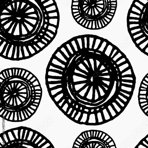 Abstract Ornate Seamless Pattern