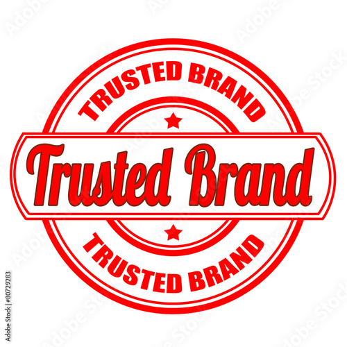 trusted brand stamp photo