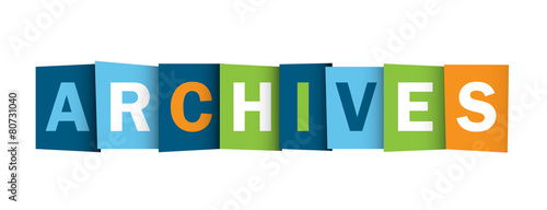 ARCHIVES icon (files information download subscription)