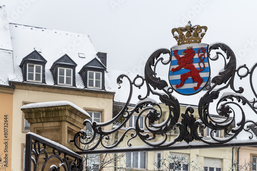 Winter Luxembourg, Europe photo