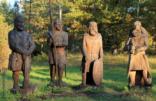 VIKINGS - SCULPTURE IN ESTONIA