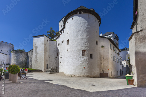 Innenhof der Festung Hohensalzburg, Salzburg, Österreich © David Brown