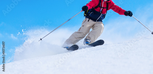 Skifahrer photo