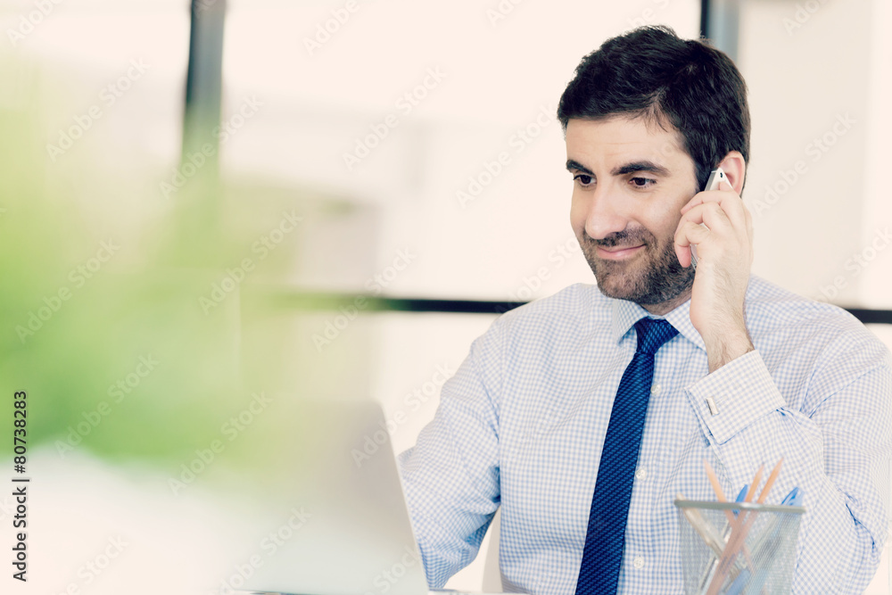 Fototapeta premium I am happpy to be in touch