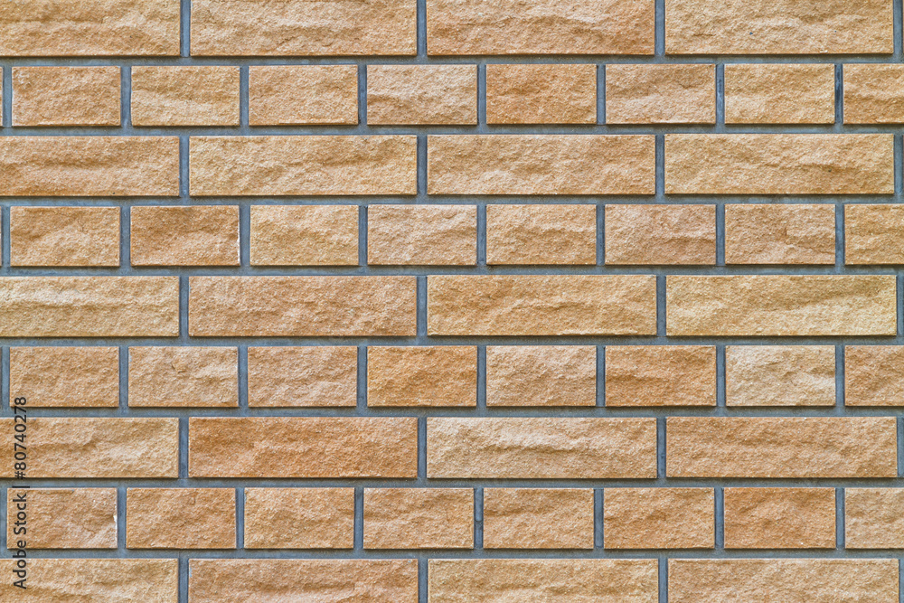 Obraz premium 茶色のレンガの背景 Brown brick background