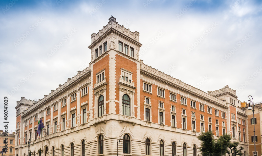 Obraz premium Italian Parliament Building in Rome, Italy