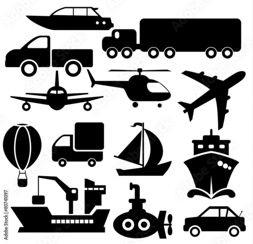 Transport icons