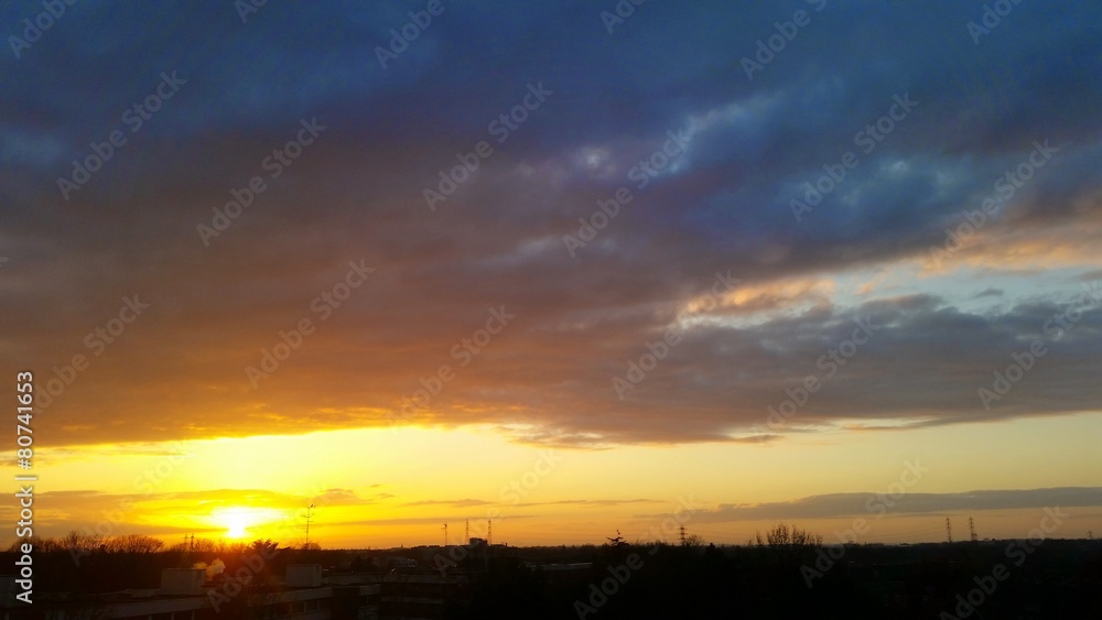 Obraz premium Coucher de soleil