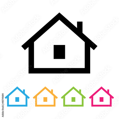 home icon great for any use. Vector EPS10. © Matsuo Studio