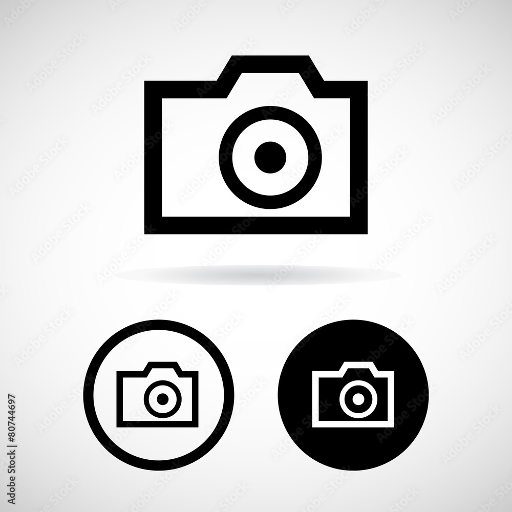 camera icon great for any use. Vector EPS10. camera icon great for any use. Vector EPS10.