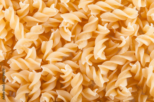 Italian pasta close up