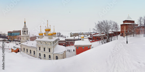 Panoramic view of Kremlin in Nizhny Novgorod