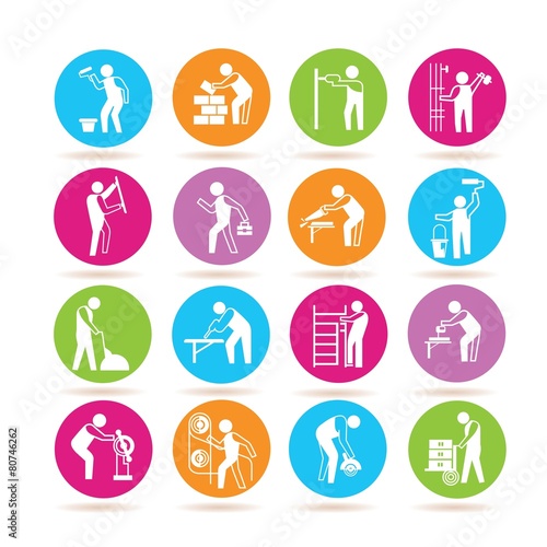 industrial work icons