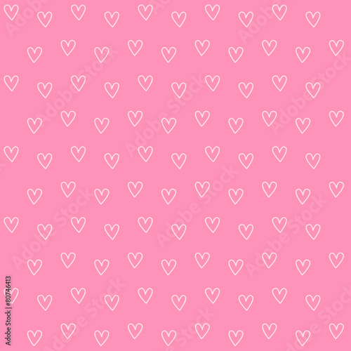 pink heart wallpaper set great for any use. Vector EPS10.