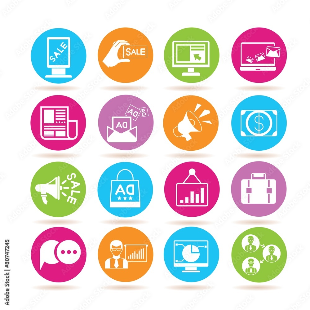 marketing icons marketing icons