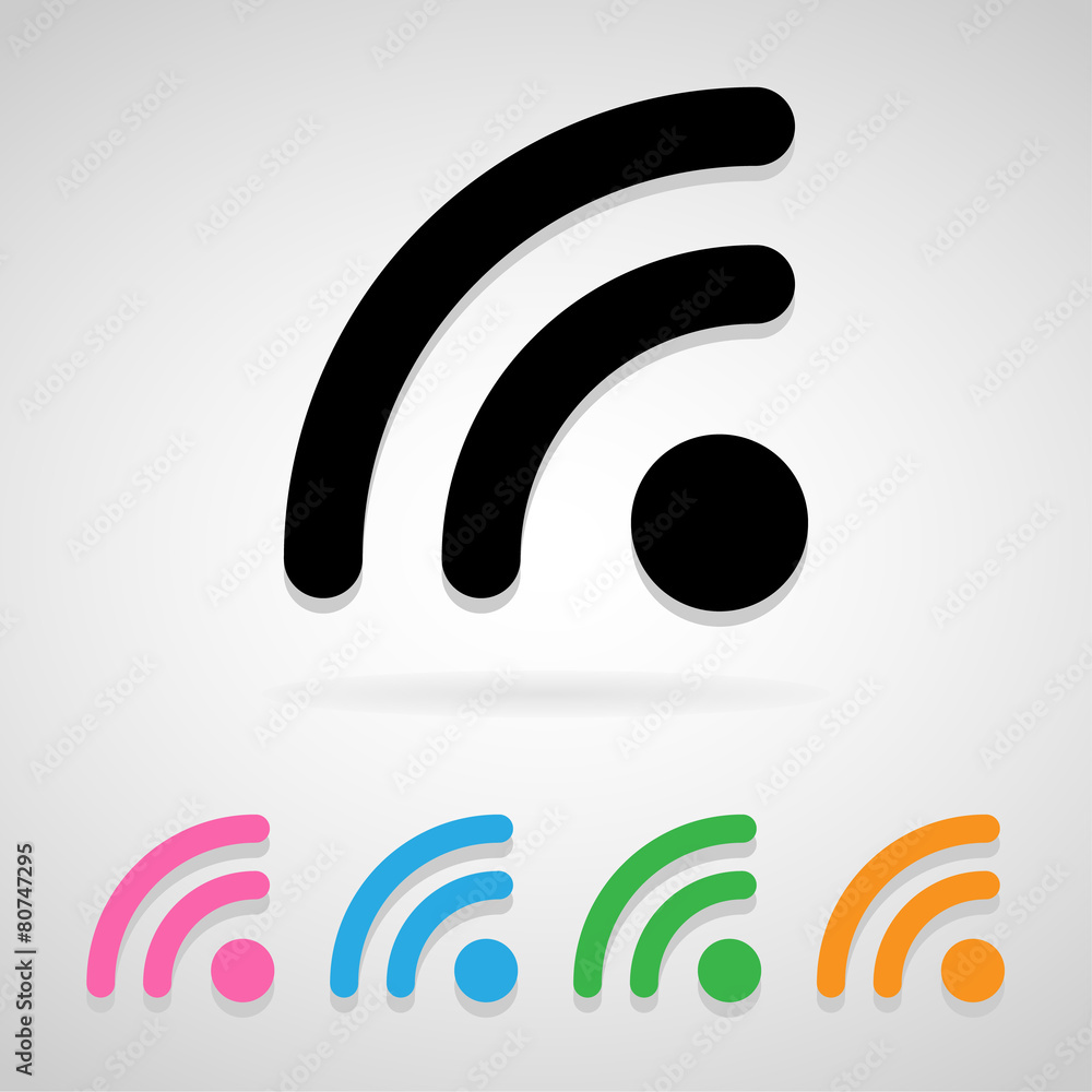 wifi icon great for any use. Vector EPS10. wifi icon great for any use. Vector EPS10.