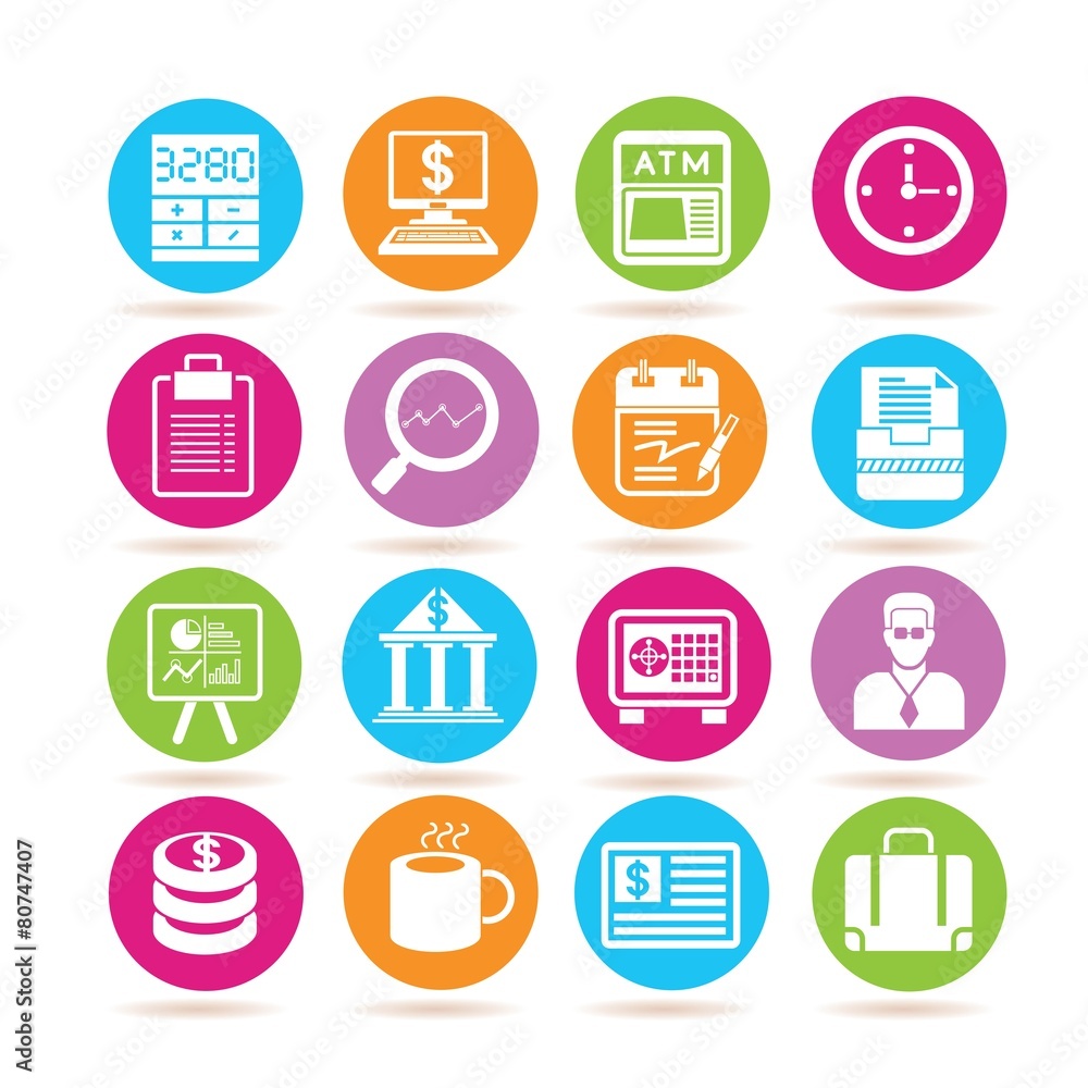 banking icons banking icons