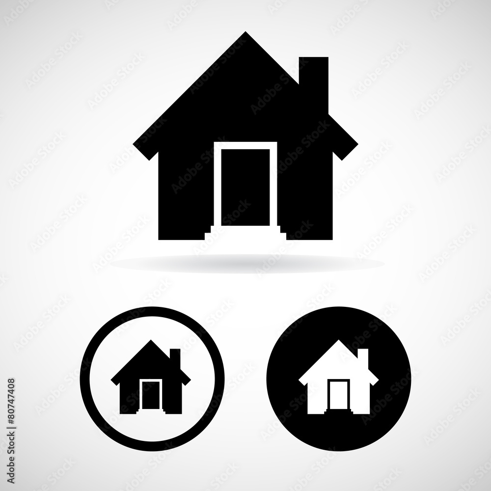 home icon great for any use. Vector EPS10. home icon great for any use. Vector EPS10.