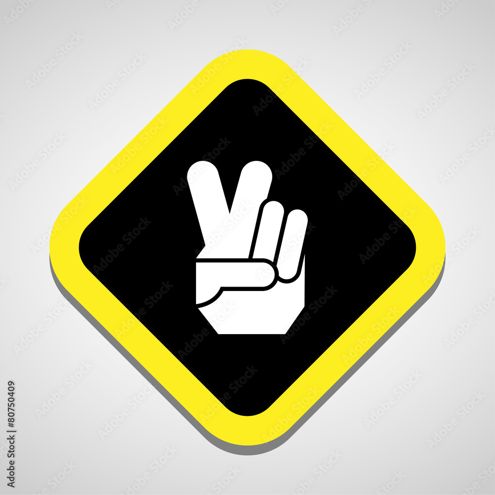 Obraz premium victory icon great for any use. Vector EPS10.