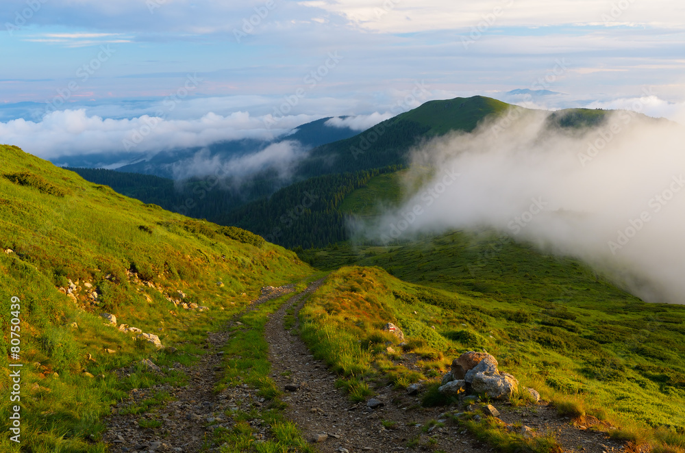 Mountain landscape Mountain landscape