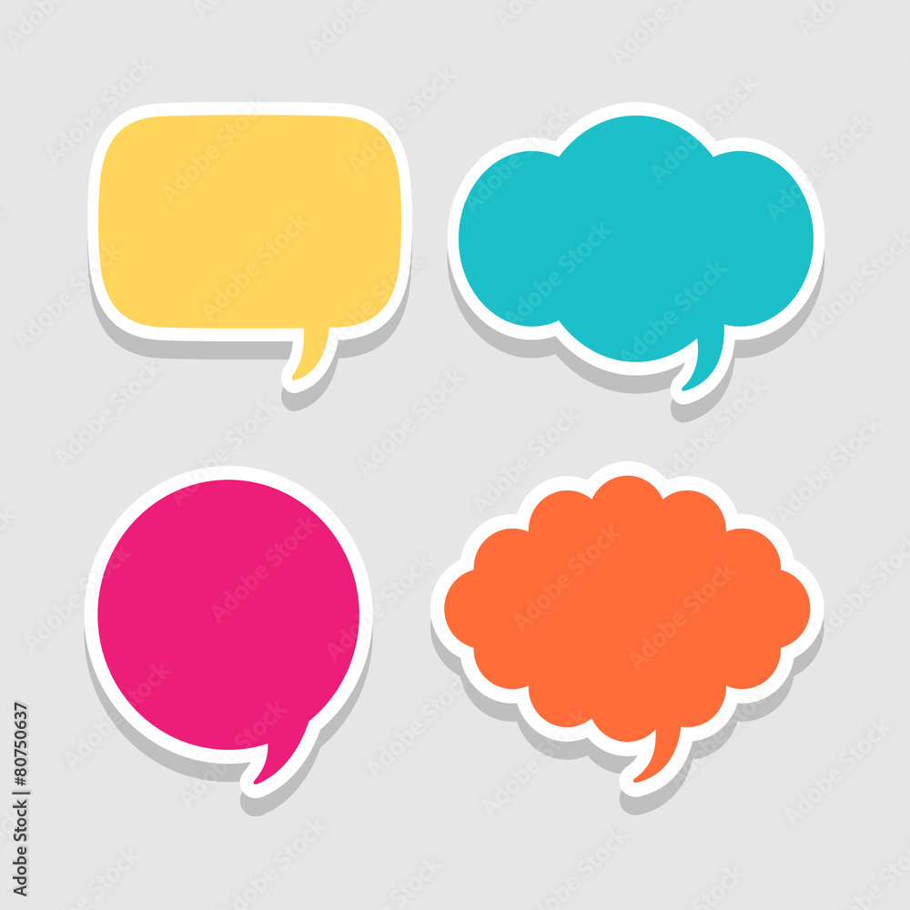 Speak bubble message icon great for any use. Vector EPS10.