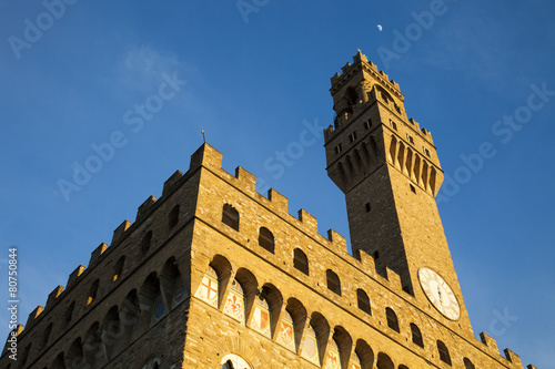 Firenze,Palazzo Vecchio e torre di Arnolfo.
