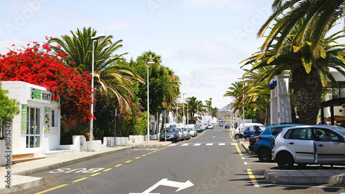 Calle en el Puerto del Carmen, Lanzarote © sanguer