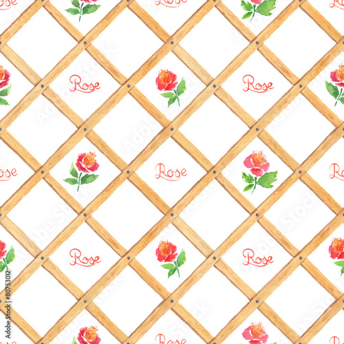 Watercolor pattern.