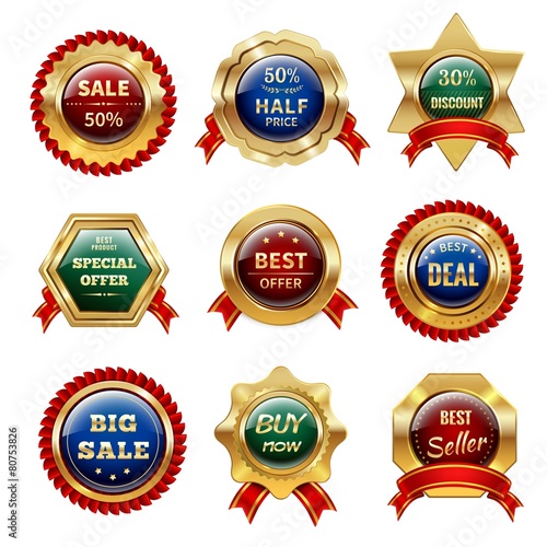 Golden Sale Labels