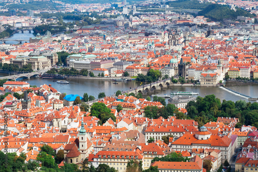 Obraz premium Prague from above