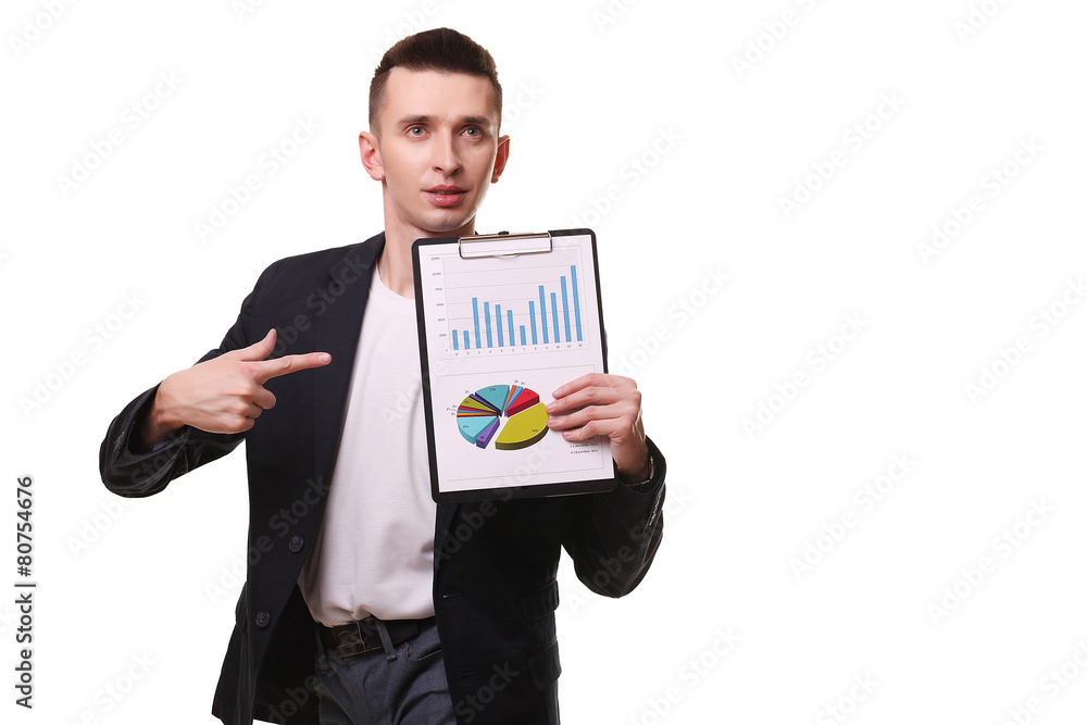 young business man happy smile, businessman in elegant suit poin young business man happy smile, businessman in elegant suit poin