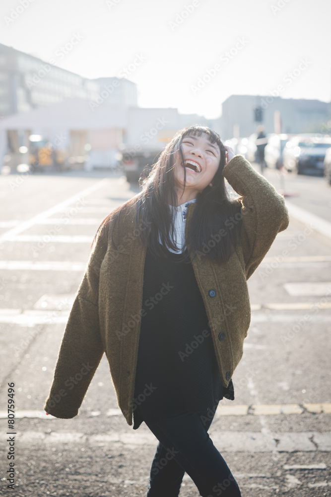 young beautiful asian hipster woman young beautiful asian hipster woman